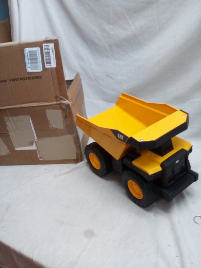 CAT Metal and Plastic 10” tall toy dump truck