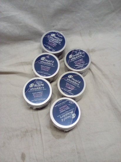 6 cans 3 Oz Each Head & Shoulders  Hair Styling Cream