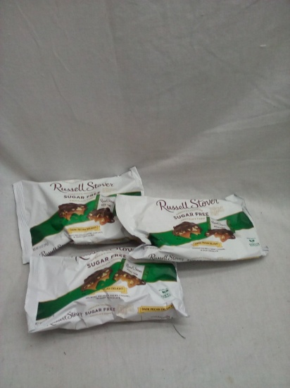 Russell Stover SUGAR FREE Pecan Delights Qty. 3 Bags 10Oz per Bag