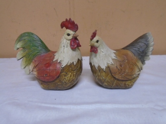 Beautiful Pair of Chickens