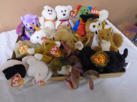 Group of (15) Ty Beanie Babies