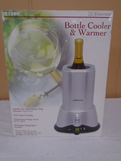 Emerson Wine Bottle Cooler and Warmer w/LED Display