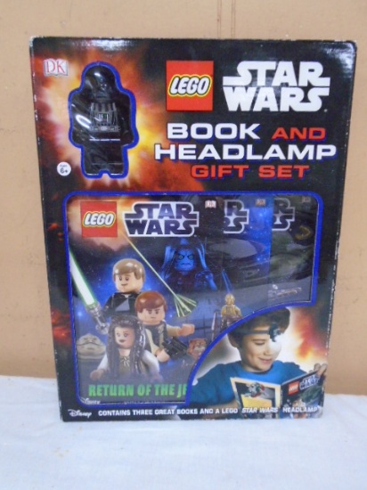 Lego Star Wars 3 Book and Head Lamp Set