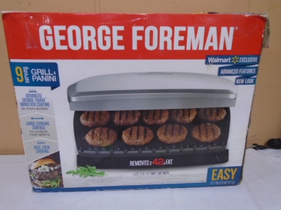 George Foreman 9 Serving Grill and Panini