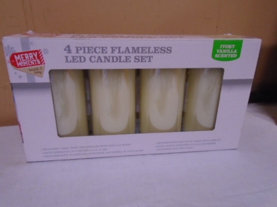 4 Pc. Scented Flameless LED Candle Set