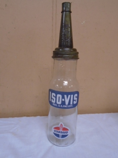 Standard 1 Qt. Glass Oil Bottle w/Spout