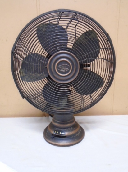 Feature Comforts Metal 3 Speed Oscillating Table Fan