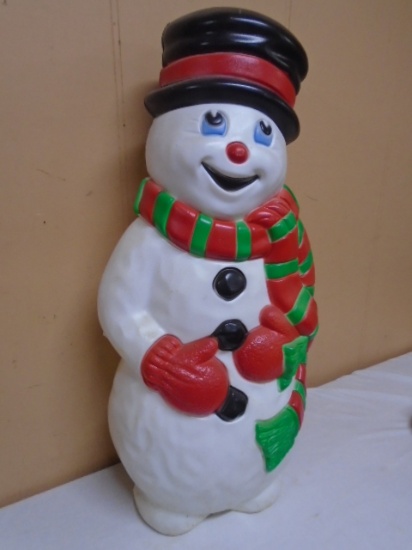 Lighted Blowmolded Snowman