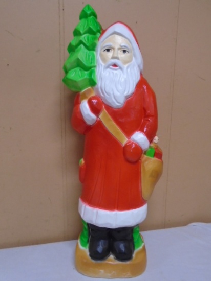 Blowmolded Santa w/ Tree