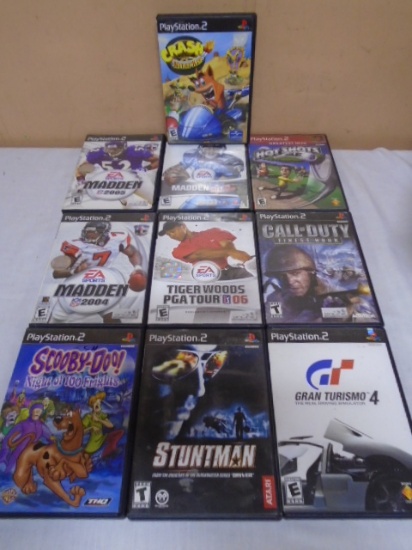 10pc Group of Playstation 2 Games