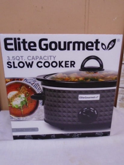 Elite Gourmet 3.5qt Slow Cooker