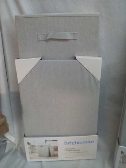 Brightroom Collapsible Hamper with Lid