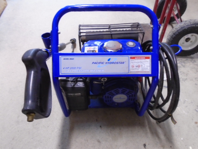 Pacific Hydrostar 4 HP 2000 PSI Gas Powered Proxibid