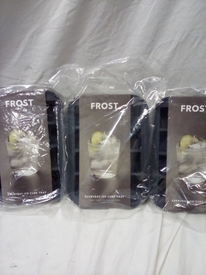 3pack Frost Ice cube Trays