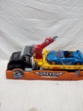 Toy Tow Truck with Car