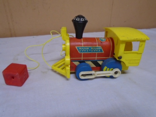 Vintage Fisher-Price Toot-Toot Pull Train