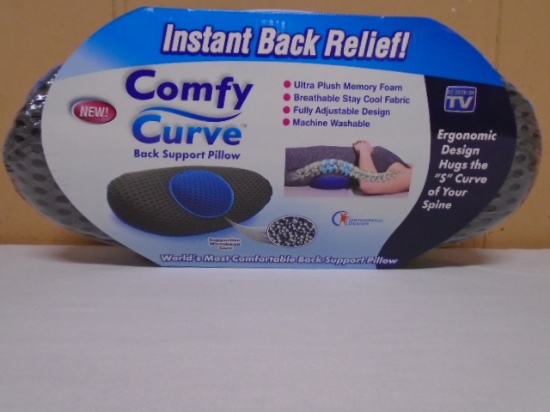 Brand New Comfy Curve Back Support Pillow