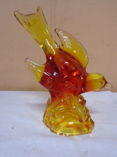 Beautiful Amerina Art Glass Bird