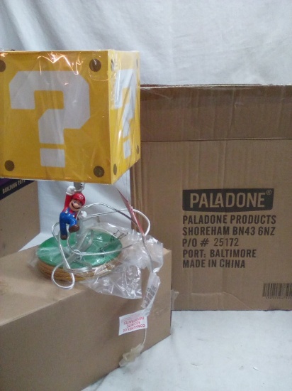 Paladone Products Super Mario Question Block 14”T Lamp