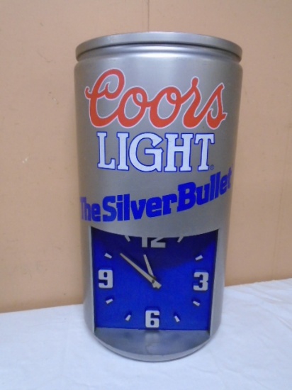 Coors Light "The Silver Bullet" Clock