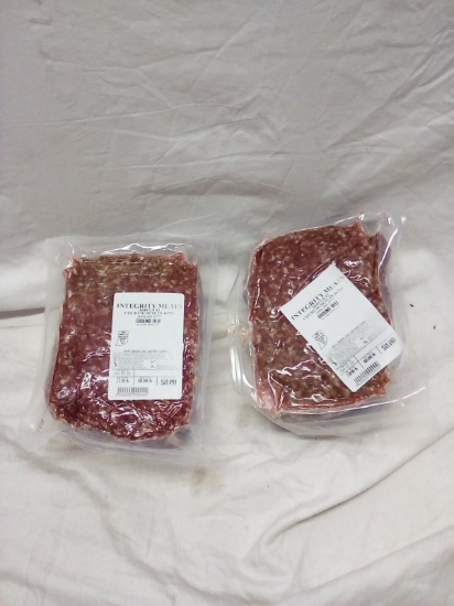 Two Packs of Freshly Made Ground Beef 2 Lbs. per Pack it’s the Butchers Blend