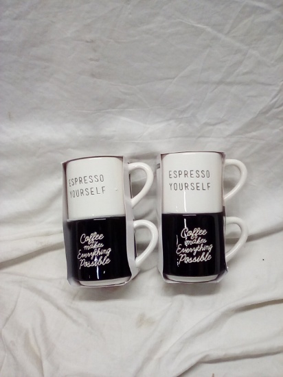 2- 2packs Coffee Mugs