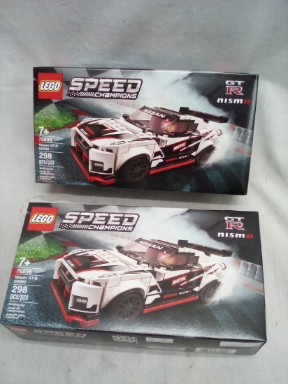 Pair of LEGO Speed Champions GTR Nismo Kits
