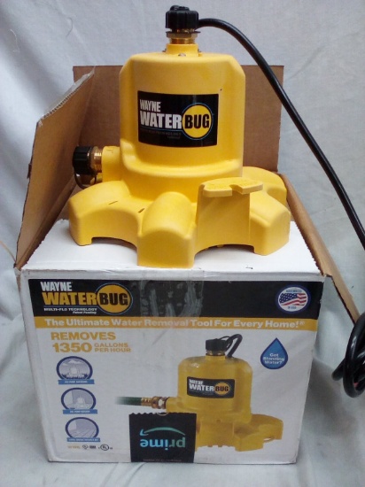 Wayne water bug water removal tool