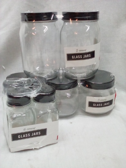 Glass jar set