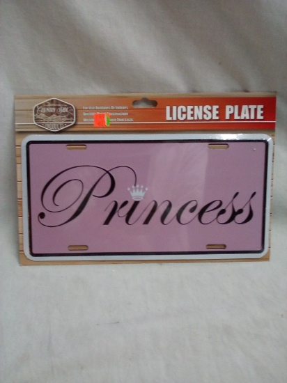 Princess License Plate