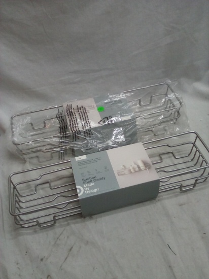 Pair of Made by Design Large Suction Shelf Caddys