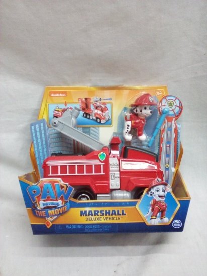 Nickelodeon Paw Patrol The Movie Marshall Deluxe Vehicle Toy for Children Ages 3+
