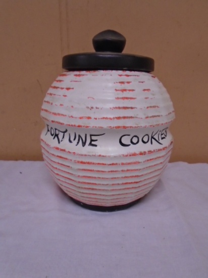Vintage McCoy Lantern Fortune Cookie Cookie Jar
