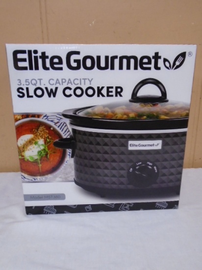 Elite Gourmet 3.5 Qt Slow Cooker