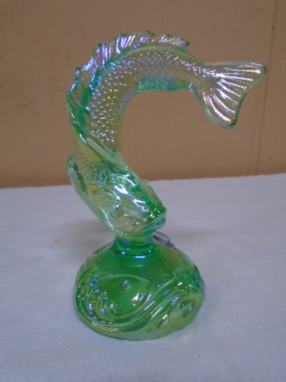 Fenton Art Glass Fish Paperweight