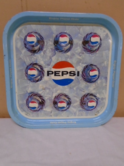 Vintage Metal Pepsi-Cola Servng Tray