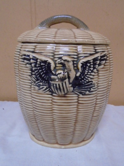 Vintage McCoy American Eagle Cookie Jar