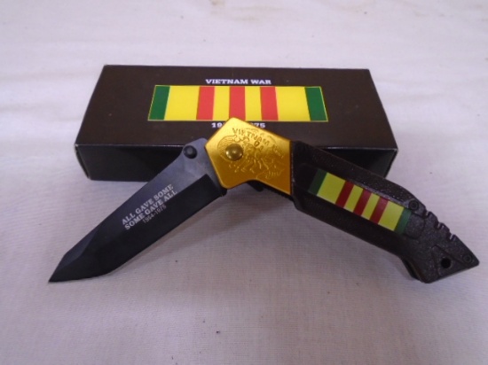 Vietnam War Commemorative Lockblade Knife