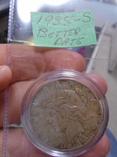 1935 S Mint Silver Peace Dollar