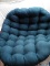 Extra Large Blue 6”T Tufted Pet Bed/ Floor Cushion