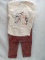 4T Long Sleeve and Colored Jean Skater Theme Childrens Outfit
