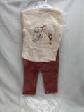 4T Long Sleeve and Colored Jean Skater Theme Childrens Outfit