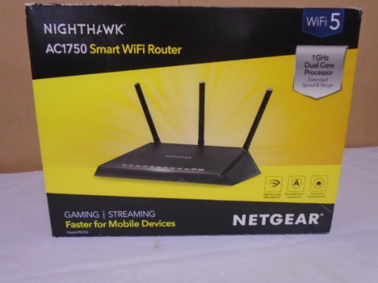 Neatgear WiFi 5 Nighthawk AC1750 Smart Wifi Router