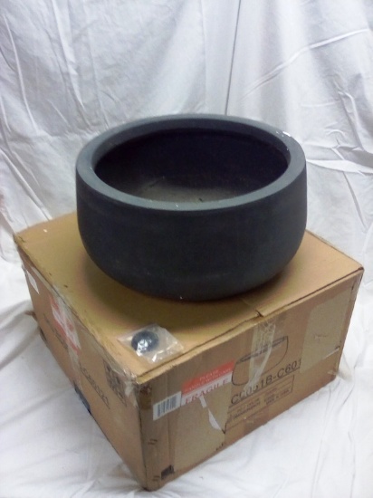 Granite 8"Hx16"D Decorative Bowl w/ Plug