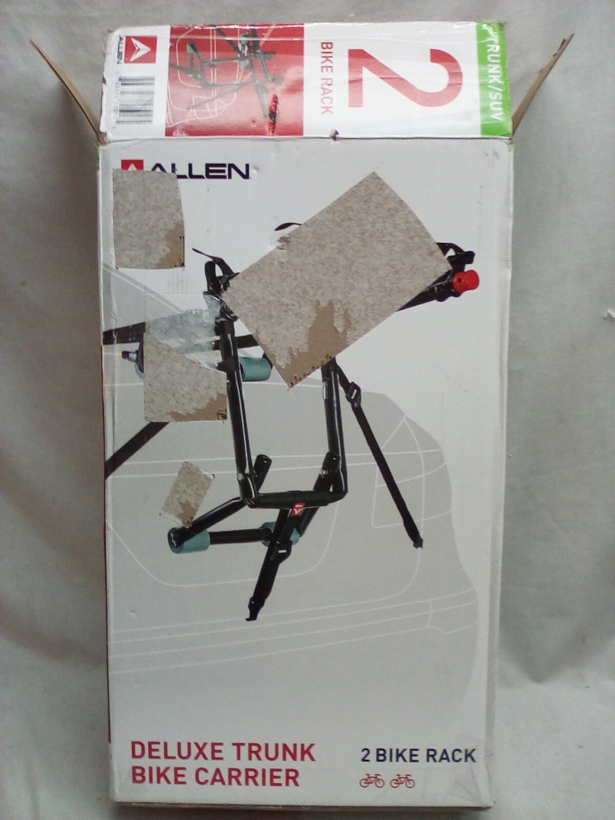 Allen deluxe trunk online bike rack