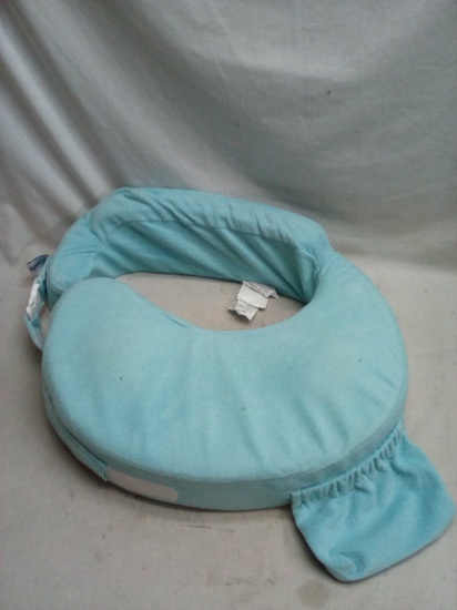 My Breast Friend Light Blue Soft Breast Feeding Pillow