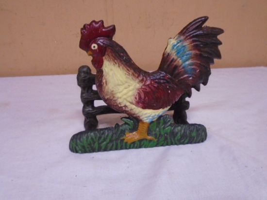 Cast Iron Chicken Napkin Holder