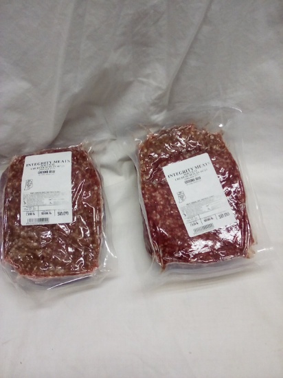 Two Packs of Freshly Made Ground Beef 2 Lbs. per Pack it’s the Butchers Blend