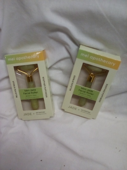 Mei Apothecary Mini Jade Facial Rollers Qty. 2