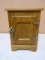 Vintage Solid Oak Ice Box Decanter Holder